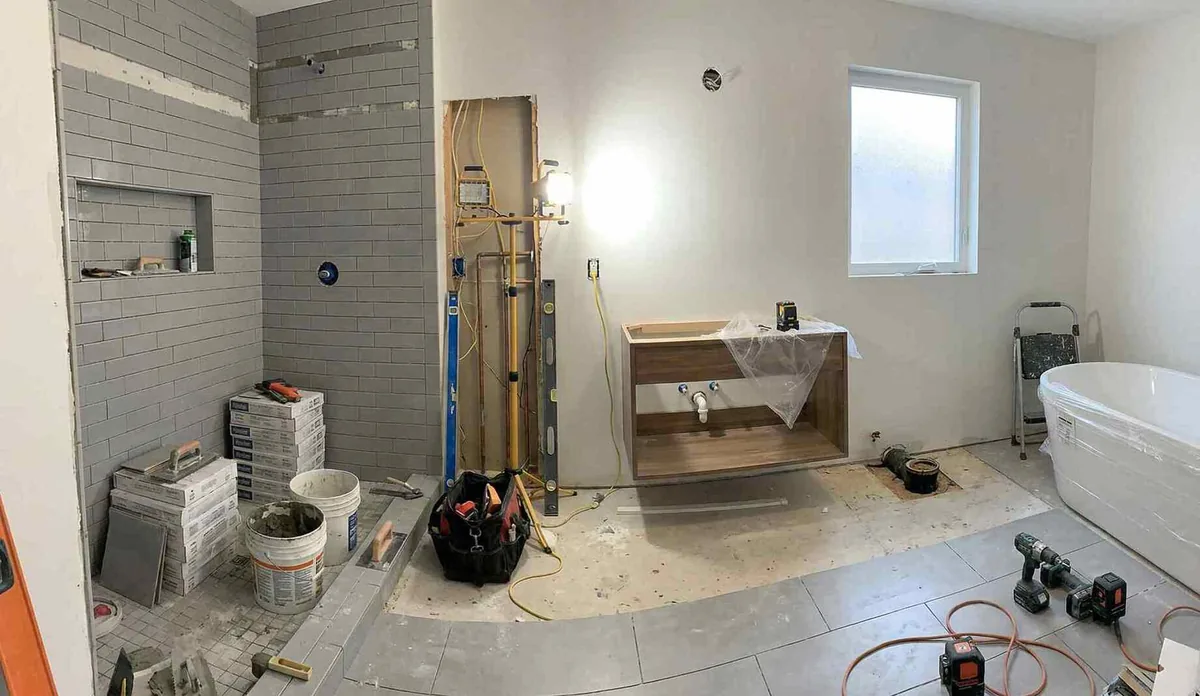 badrumsrenovering
