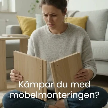 Kämpar du med möbelmonteringen?