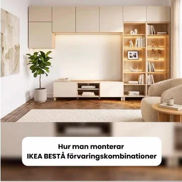 Hur man monterar IKEA BESTÅ